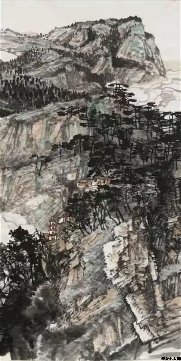 中国当代著名山水画家崔泽培艺术风格赏析